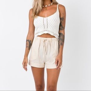 NWT Linen Blend Shorts